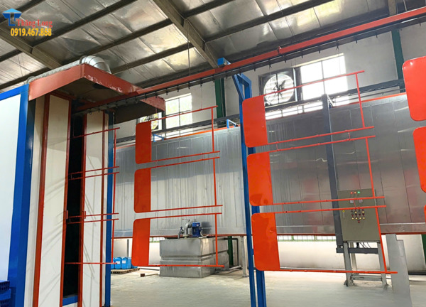 hệ thống sơn tĩnh điện thăng long 